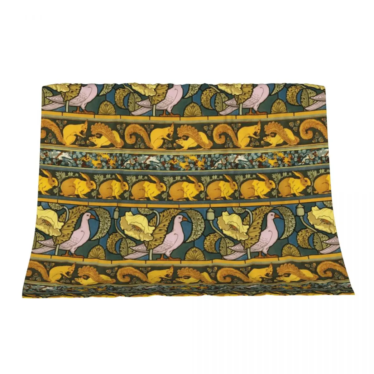 Golden Animal Stripes Pattern by Maurice Pillard Verneuil Throw Blanket Retros Vintage Winter beds christmas gifts Blankets
Golden Animal Stripes Pattern by Maurice Pillard Verneuil Throw Blanket Retros Vintage Winter beds christmas gifts Blankets