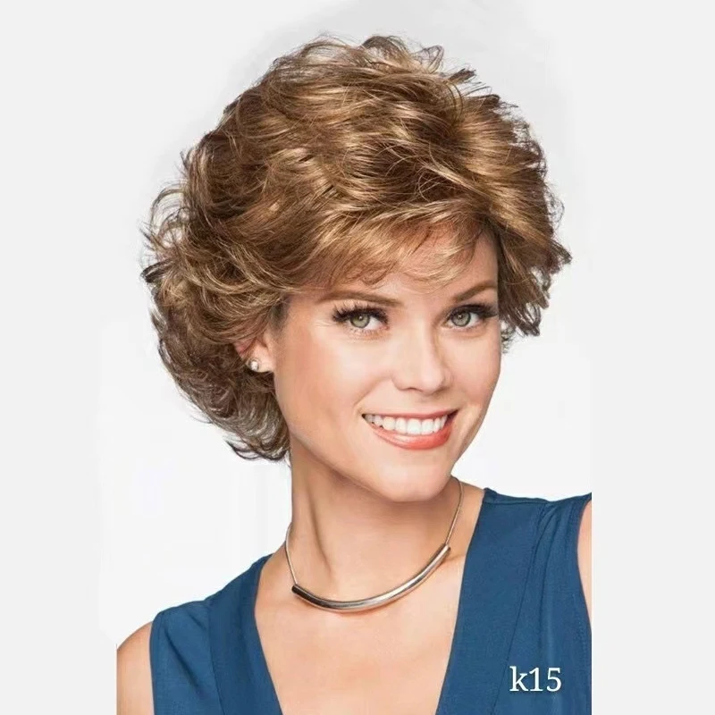 New lightweight everyday women's highlighted short wig, comfortable to wear, full head cover, straight hair
New lightweight everyday women's highlighted short wig, comfortable to wear, full head cover, straight hair