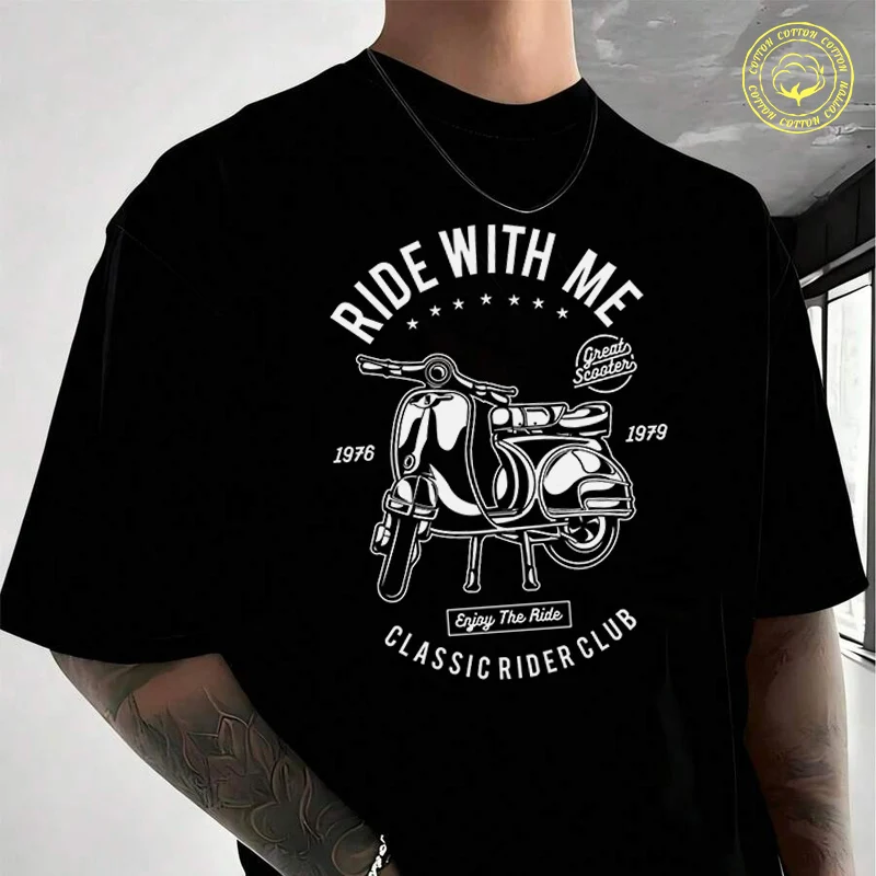 Men Clothing New Best Of Scooter Ride With Me Motorcycle Biker MOD Moto T-Shirt Cotton Short Sleeve Summer Men Tees
Men Clothing New Best Of Scooter Ride With Me Motorcycle Biker MOD Moto T-Shirt Cotton Short Sleeve Summer Men Tees