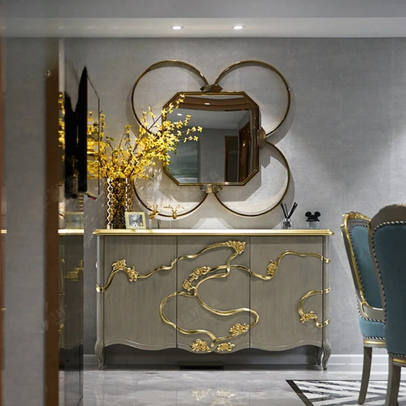 Italian European birch dining side cabinet large apartment villa restaurant French locker court furniture
Italian European birch dining side cabinet large apartment villa restaurant French locker court furniture