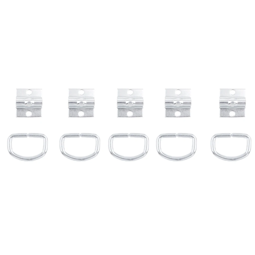 5pcs Bolt Mount D Ring Flatbed Truck Car Trailer Tie Down Strap Rope Rings
5pcs Bolt Mount D Ring Flatbed Truck Car Trailer Tie Down Strap Rope Rings