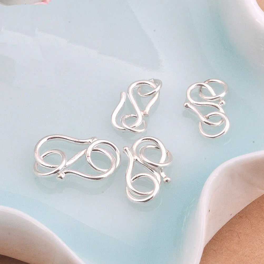 5 Pcs Double Ring Hook Buckle Chain Jewelry Accessory Necklace Clasp S-shaped Metal Bracelet
5 Pcs Double Ring Hook Buckle Chain Jewelry Accessory Necklace Clasp S-shaped Metal Bracelet
