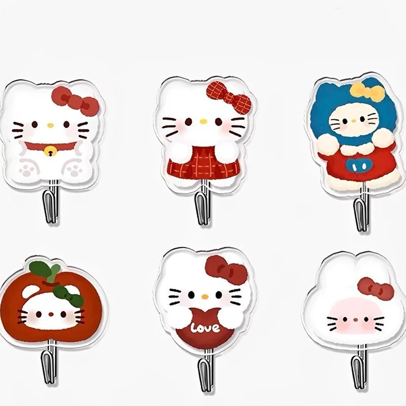 6 шт. Kawaii Sanrio HelloKitty крючок милый крючок без удара мультфильм украшение для кухни и спальни аниме девушка праздник подарок на день рождения
6 шт. Kawaii Sanrio HelloKitty крючок милый крючок без удара мультфильм украшение для кухни и спальни аниме девушка праздник подарок на день рождения