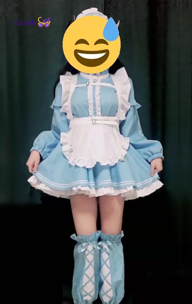 Костюм для косплея Mayuzumi Fuyuko THE IDOLM@STER SHINY COLORS, новое синее платье в стиле Лолита для девочек, униформа для Хэллоуина и вечеринок
Костюм для косплея Mayuzumi Fuyuko THE IDOLM@STER SHINY COLORS, новое синее платье в стиле Лолита для девочек, униформа для Хэллоуина и вечеринок