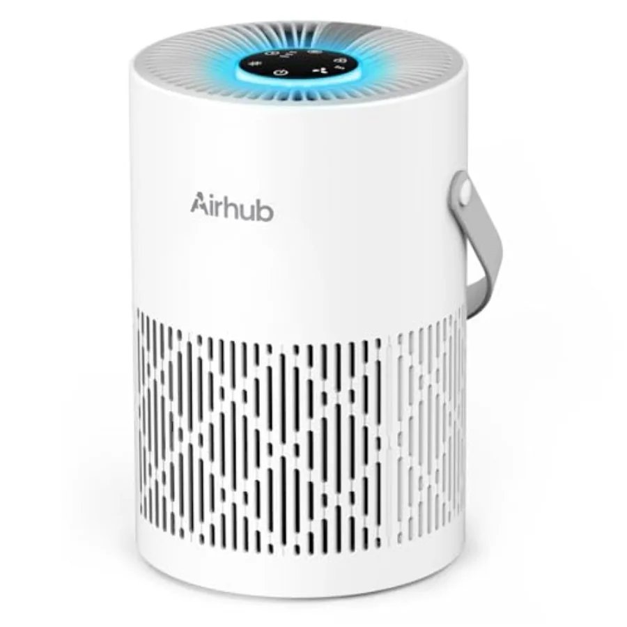 Air Purifier for Bedroom Home Office and Desk, 20dB Sleep Mode, Lights Fully Off, True HEPA Filtration, 360° Air Intake, for Du
Air Purifier for Bedroom Home Office and Desk, 20dB Sleep Mode, Lights Fully Off, True HEPA Filtration, 360° Air Intake, for Du