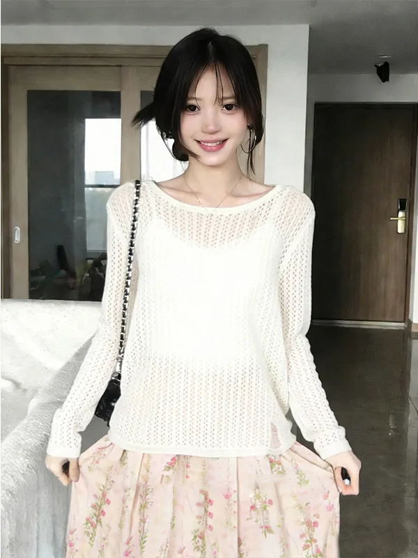 Elegant Hollow out Long Sleeve Light Weight Floral Half Skirt Set Women's Early Spring Beautiful Matching Casual Style Polyes...
Elegant Hollow out Long Sleeve Light Weight Floral Half Skirt Set Women's Early Spring Beautiful Matching Casual Style Polyes...