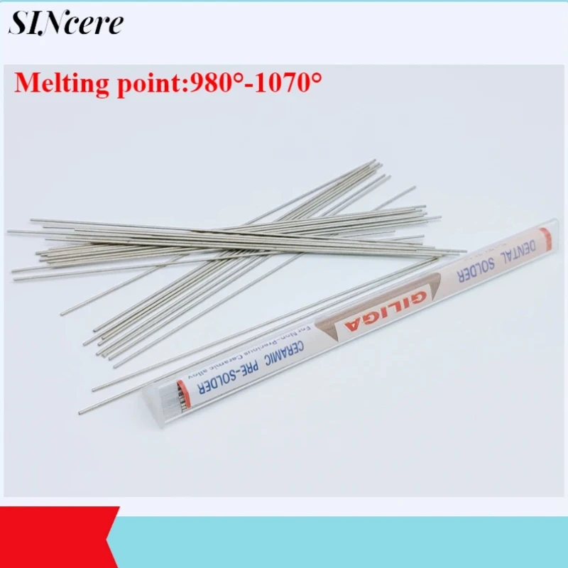 1Tube High Temperature Welding Rod NiCr Alloy for PFM Soldering Dental Lab Materials
1Tube High Temperature Welding Rod NiCr Alloy for PFM Soldering Dental Lab Materials