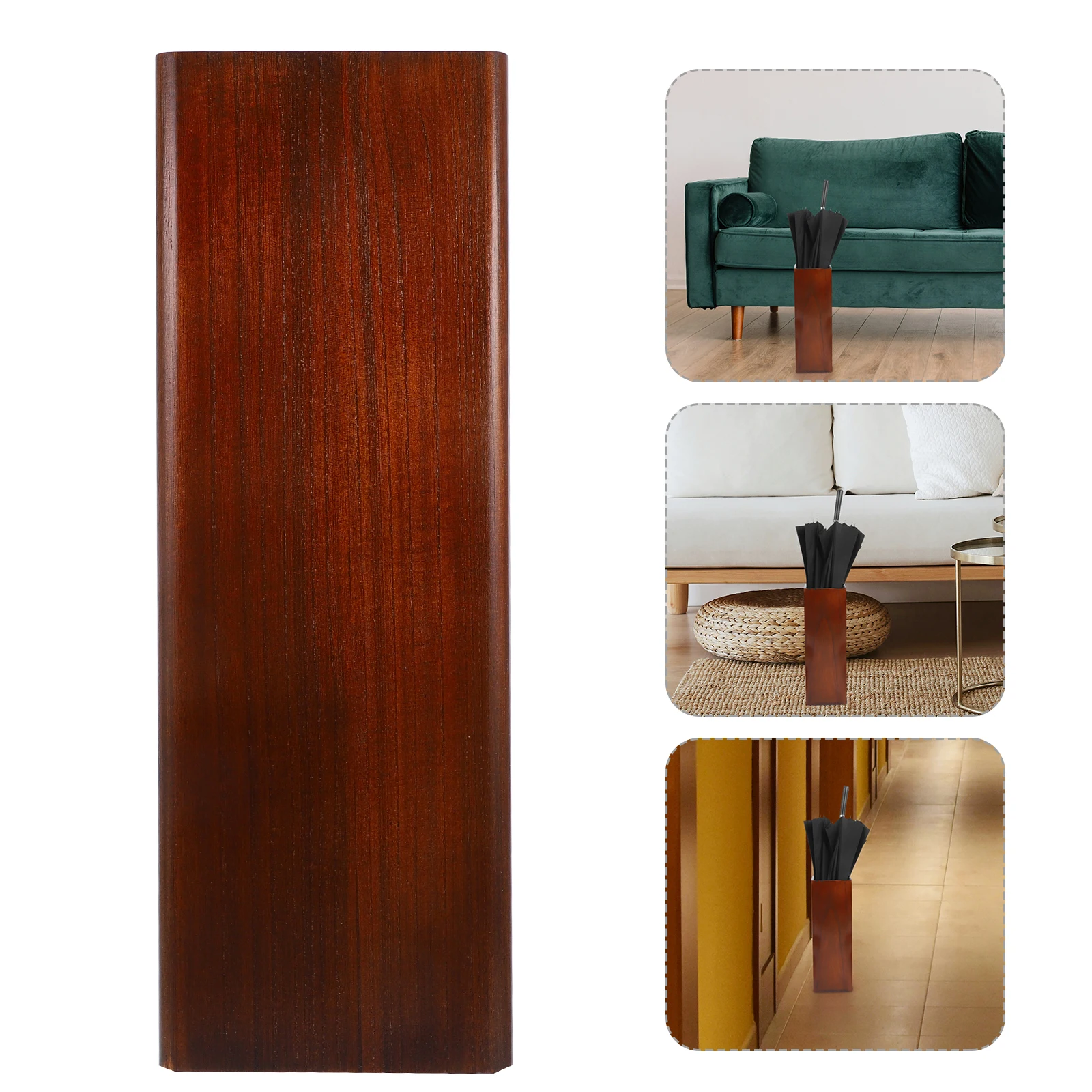 Wooden Umbrella Holder Stand Large Capacity Storage Bucket Heavy Duty Organizer Floor Indoor Entryway Solid Wood Rain Umbrella
Wooden Umbrella Holder Stand Large Capacity Storage Bucket Heavy Duty Organizer Floor Indoor Entryway Solid Wood Rain Umbrella