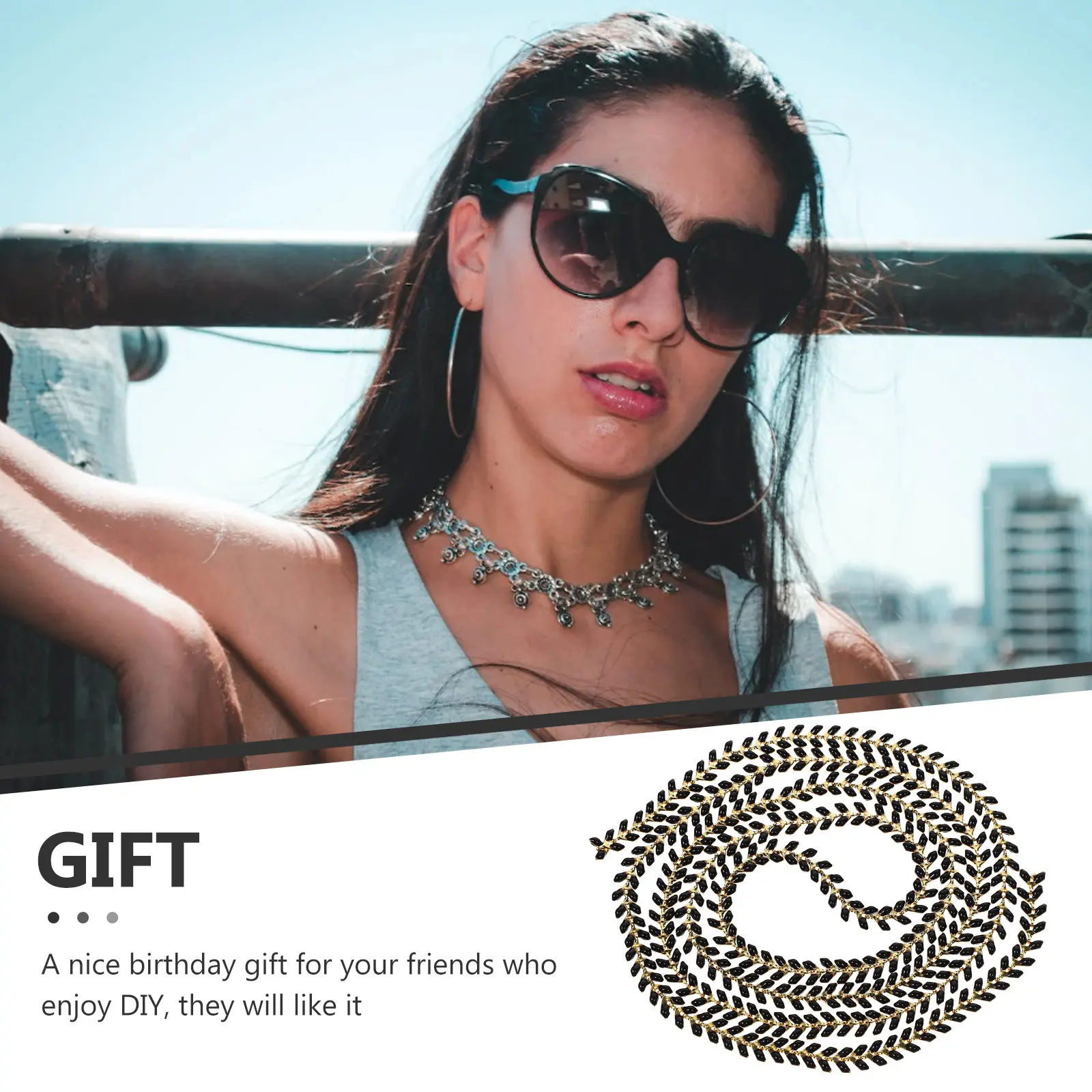 Медная цепочка с дизайном в виде листьев для изготовления ювелирных изделий своими руками: ожерелья, браслеты, украшения для волос, заколки, декоративные элементы. Материал с закругленными краями, безопасен в использовании.
Медная цепочка с дизайном в виде листьев для изготовления ювелирных изделий своими руками: ожерелья, браслеты, украшения для волос, заколки, декоративные элементы. Материал с закругленными краями, безопасен в использовании.