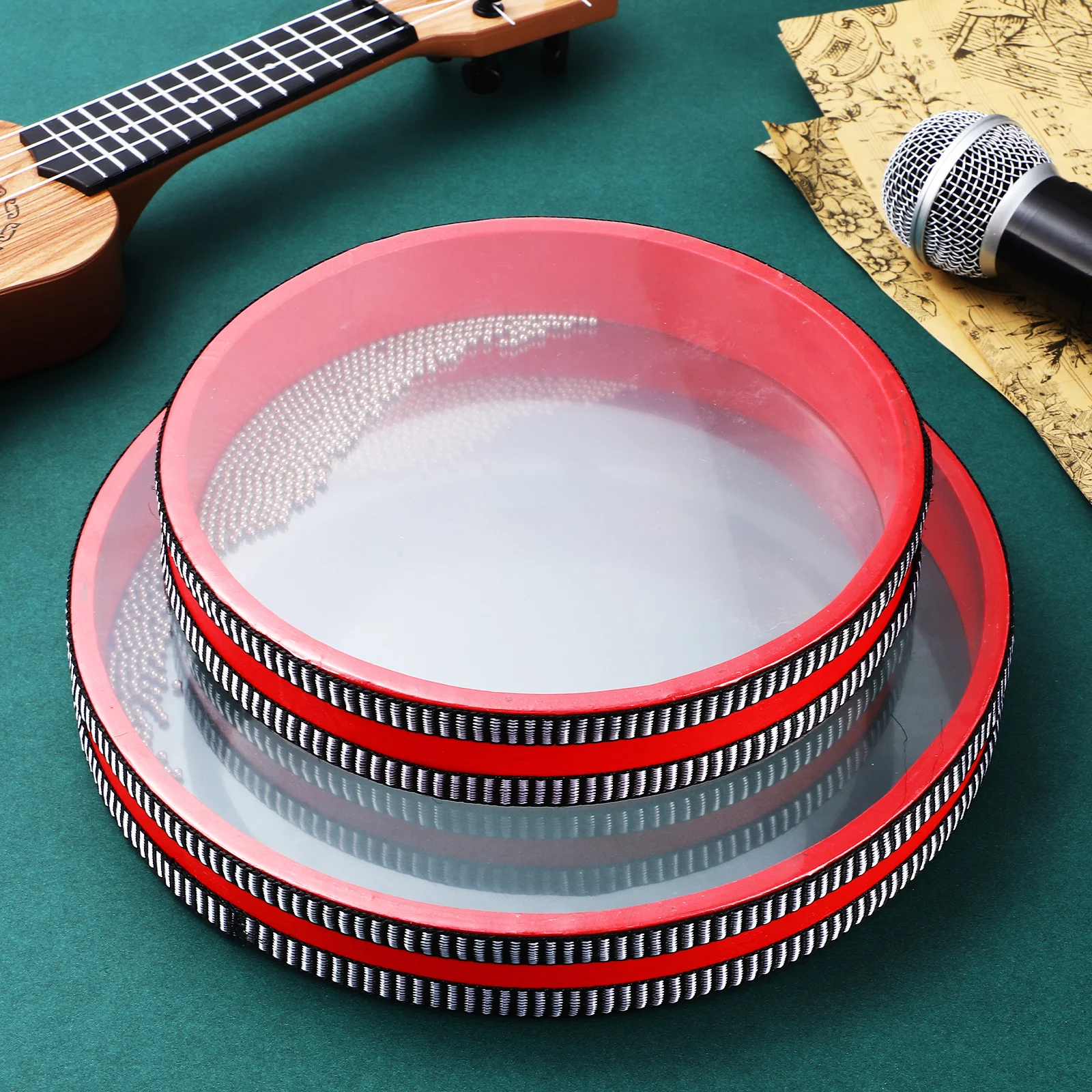 2pcs Wave Ocean Drums Round Percussion Kids Adult Music Toy Sound Effect Relaxing Gift Hand Drum Musical Instruments
2pcs Wave Ocean Drums Round Percussion Kids Adult Music Toy Sound Effect Relaxing Gift Hand Drum Musical Instruments