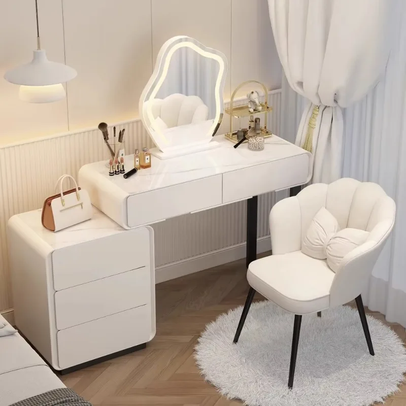 Delicacy Unique Vanity Table Portable Simple Trendy Beauty Vanity Table Storage Design Coiffeuse De Chambre Bedroom Furniture
Delicacy Unique Vanity Table Portable Simple Trendy Beauty Vanity Table Storage Design Coiffeuse De Chambre Bedroom Furniture