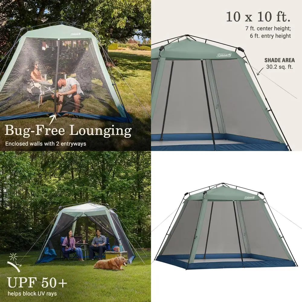 Quick-Setup Screenhouse: Bug-Free Outdoor Shelter for Picnics, Events, Parties, and Camping
Quick-Setup Screenhouse: Bug-Free Outdoor Shelter for Picnics, Events, Parties, and Camping