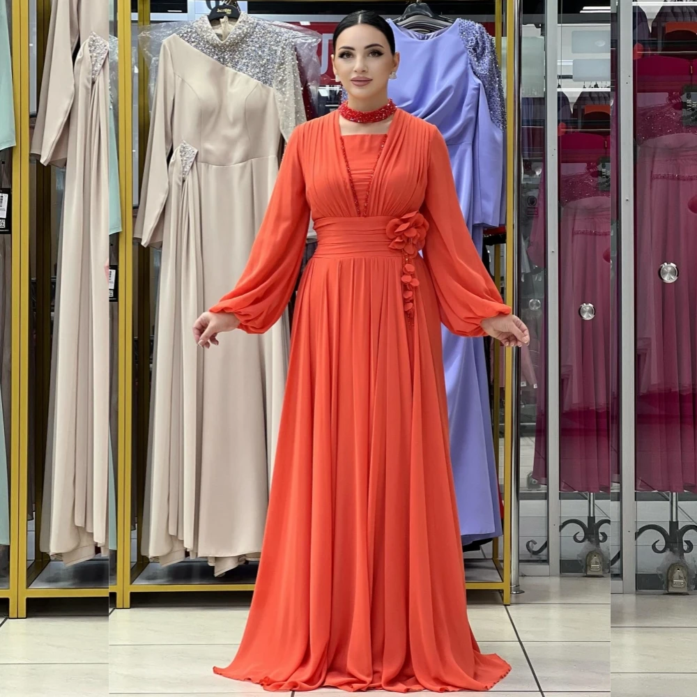 Customized Intricate Jersey Flower Pleat A-line Square Neck Long Dresses Bespoke Occasion Exquisite Fashion
Customized Intricate Jersey Flower Pleat A-line Square Neck Long Dresses Bespoke Occasion Exquisite Fashion