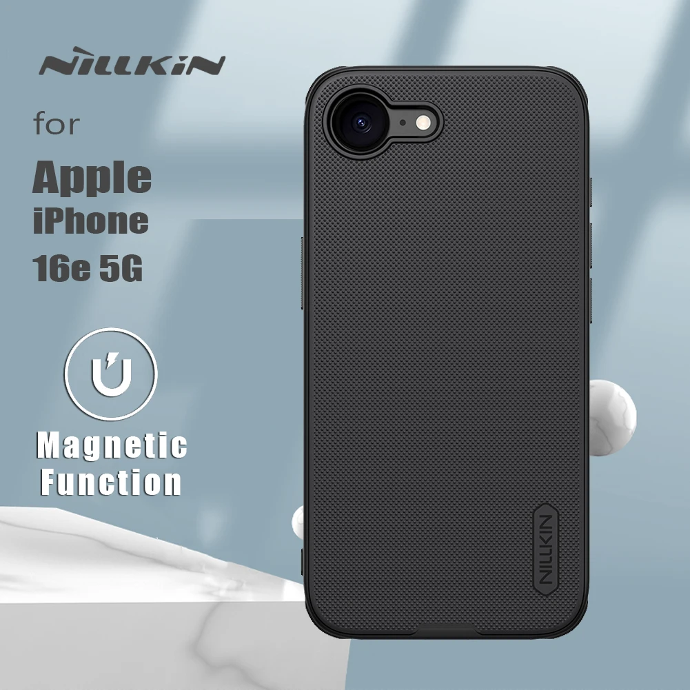 Nillkin for Apple iPhone 16e Case Frosted Pro Magnetic Adapt Magsafe Matte full 360 soft frame Back Cover
Nillkin for Apple iPhone 16e Case Frosted Pro Magnetic Adapt Magsafe Matte full 360 soft frame Back Cover