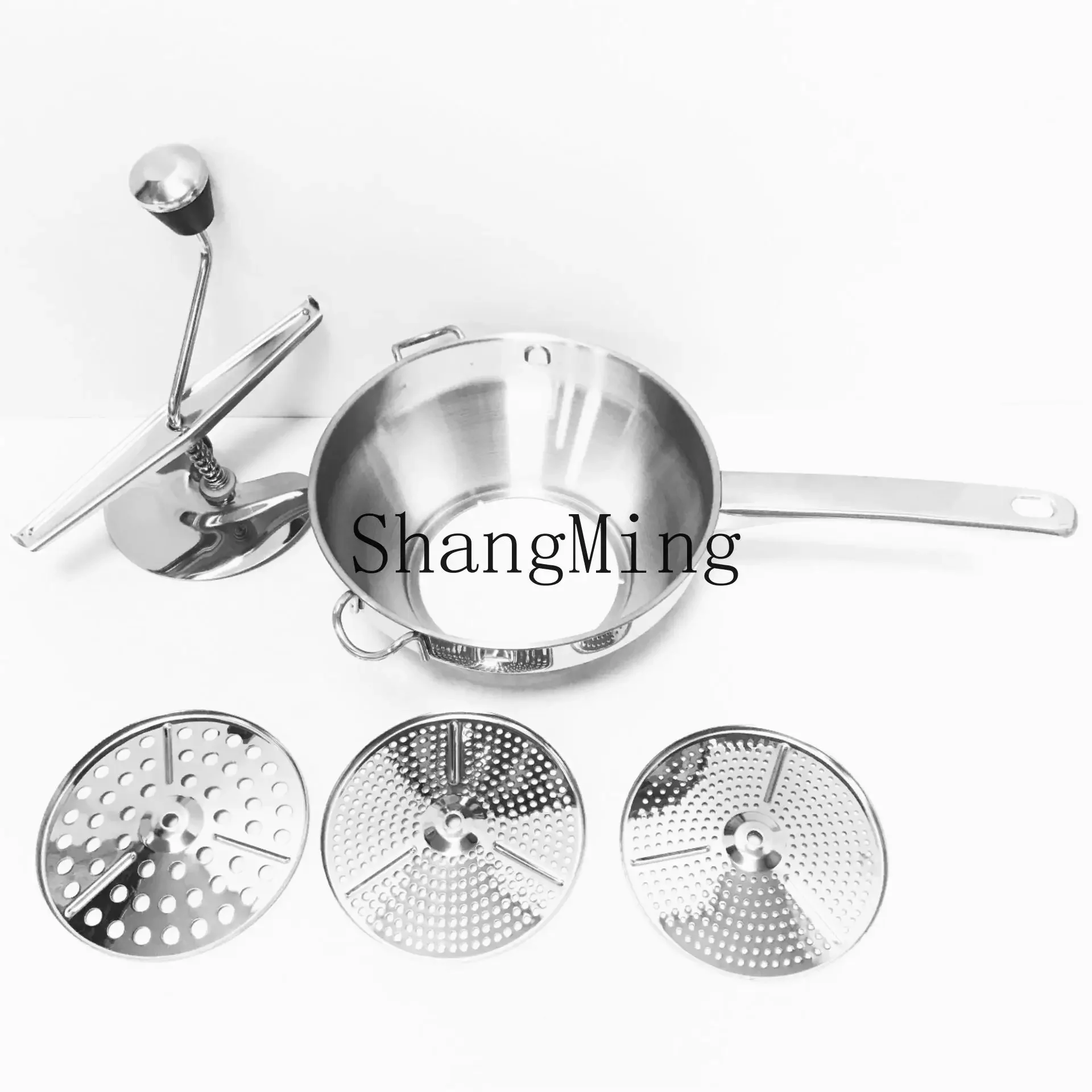 CLL Stainless Steel Manual Mud Grinder Tube Handle Jam Mixer Multifunctional Vegetable Cutter
CLL Stainless Steel Manual Mud Grinder Tube Handle Jam Mixer Multifunctional Vegetable Cutter