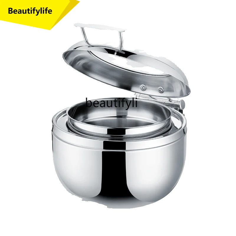 A61 Stainless Steel Hydraulic Buffet Insulation Soup Stove 11L round Visual Buffet Soup Pot
A61 Stainless Steel Hydraulic Buffet Insulation Soup Stove 11L round Visual Buffet Soup Pot