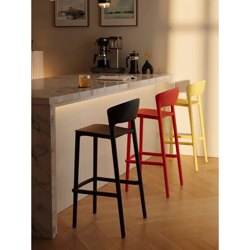 Outdoor bar chair Nordic bar chair Thickened plastic high chair Bar stool Home simple high stool
Outdoor bar chair Nordic bar chair Thickened plastic high chair Bar stool Home simple high stool