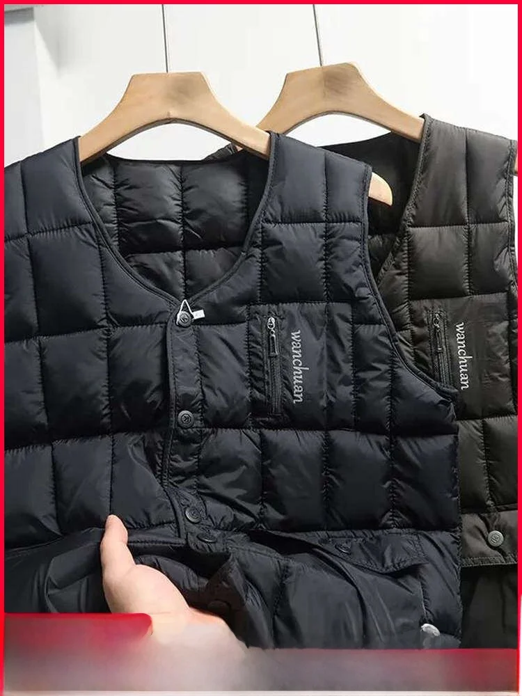 Outdoor Men's V-Ne Warm Lightweight Vest Trendy Autumn Winter New Arrival Line Loose Fit Button Decorated Polyeste...
Outdoor Men's V-Ne Warm Lightweight Vest Trendy Autumn Winter New Arrival Line Loose Fit Button Decorated Polyeste...