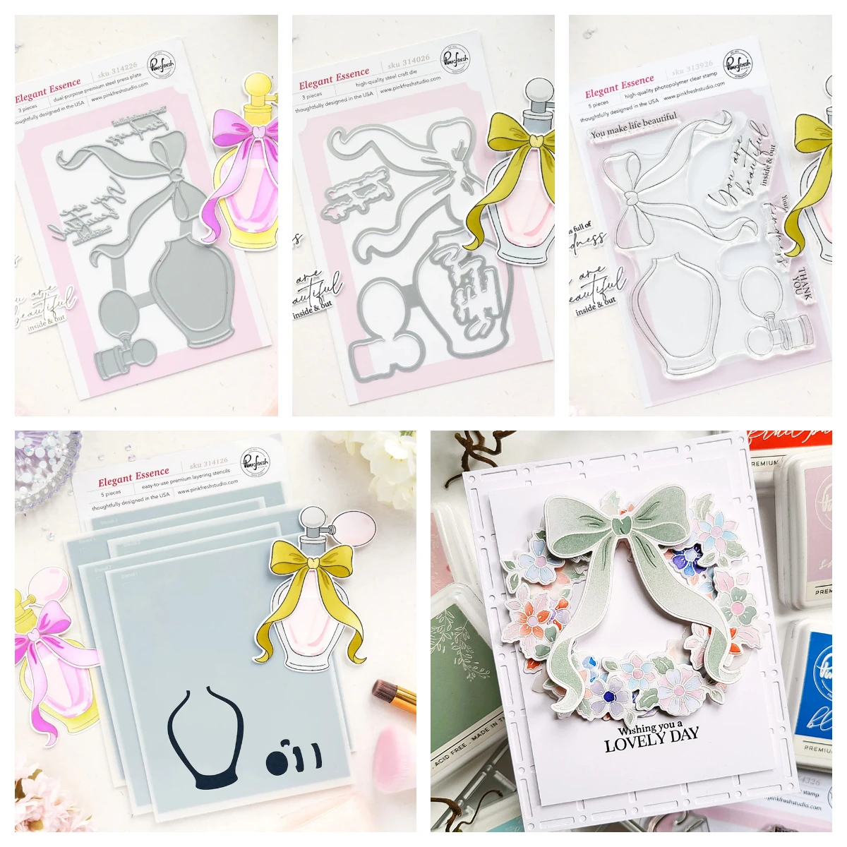 Pink Fresh Elegant Essence Fragrance Notes Arched Elegance for Joy Sentiment Stamps Dies Stencils DIY Florals Diary 2026 March
Pink Fresh Elegant Essence Fragrance Notes Arched Elegance for Joy Sentiment Stamps Dies Stencils DIY Florals Diary 2026 March