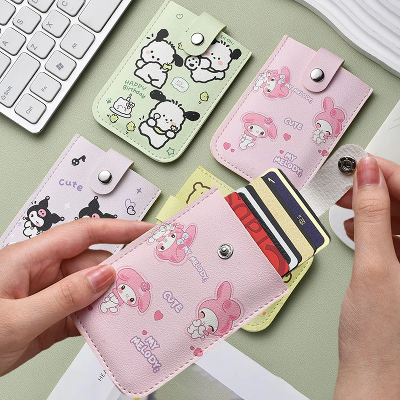 Sanrio mymelody Kuromi Cartoon PU Cards Wallet Pull-out Leather Card Sleeve Universal RFID Blocking Cell Phone Wallet Case Gifts
Sanrio mymelody Kuromi Cartoon PU Cards Wallet Pull-out Leather Card Sleeve Universal RFID Blocking Cell Phone Wallet Case Gifts