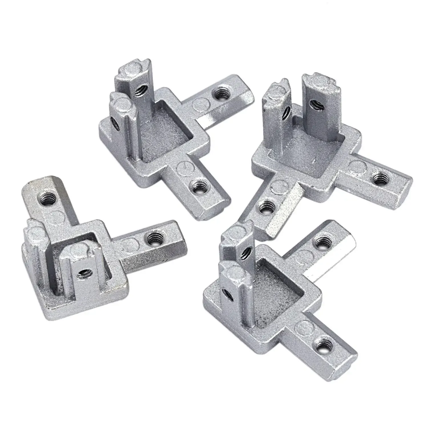 4Pcs 3D Corner Joint Bracket 3-Way End Connector for 1515/2020/3030/4040 T-slot Aluminum Profile
4Pcs 3D Corner Joint Bracket 3-Way End Connector for 1515/2020/3030/4040 T-slot Aluminum Profile