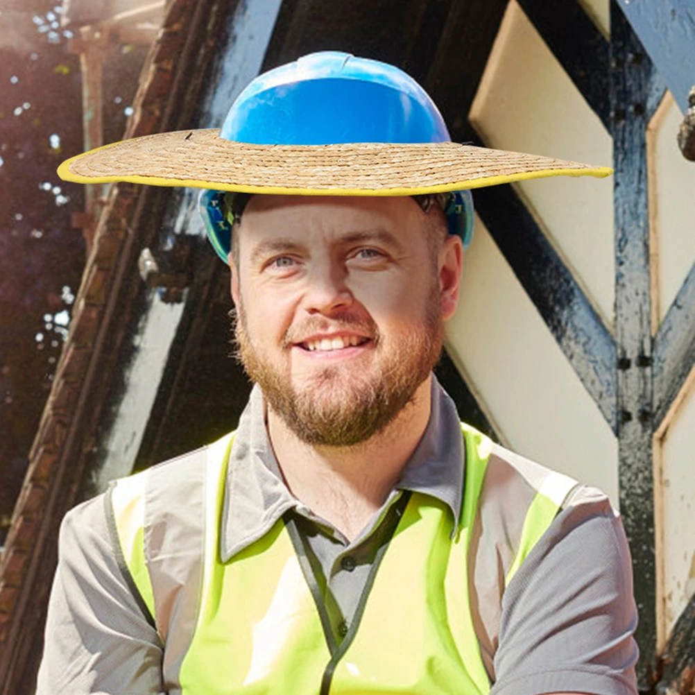 Sun Hat Hard Straw Brim Cover Protection Hardhat Shade Visor for Attachment Safety Sensor
Sun Hat Hard Straw Brim Cover Protection Hardhat Shade Visor for Attachment Safety Sensor