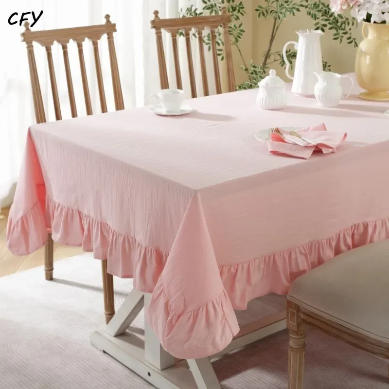 Cotton Linen Korean Pink Skirt Edge Tablecloth Rectangular Table Cloth Kitchen Table Map Towel Tablecloth Christmas Decoration
Cotton Linen Korean Pink Skirt Edge Tablecloth Rectangular Table Cloth Kitchen Table Map Towel Tablecloth Christmas Decoration