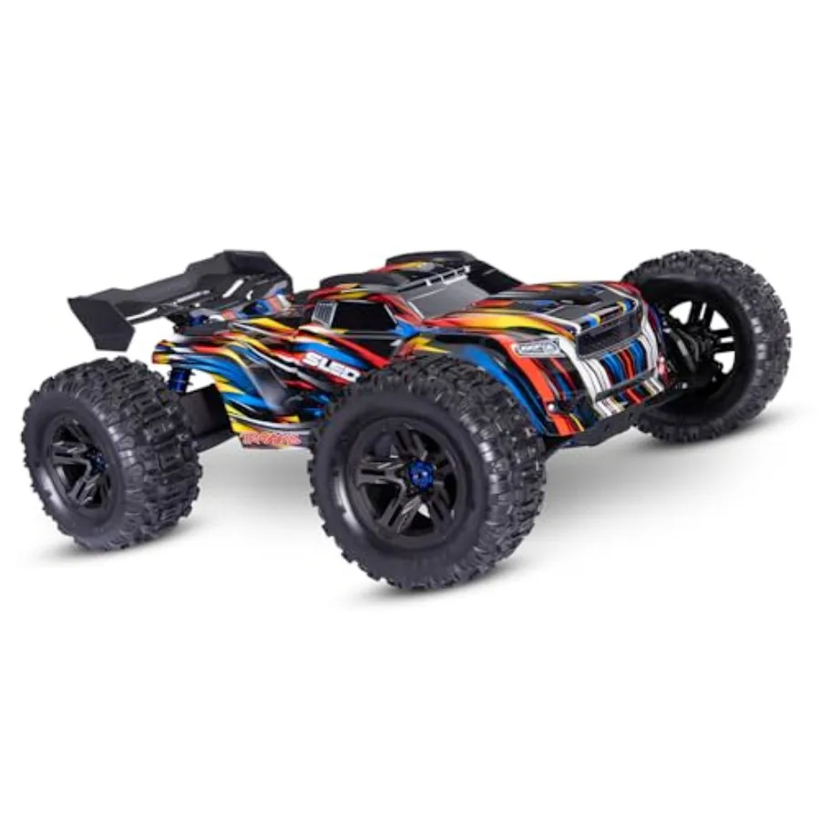1/8 Sledge 6S Brushless Monster Truck for outdoor racing, durable aluminum alloy chassis, black with red accents, high-speed br
1/8 Sledge 6S Brushless Monster Truck for outdoor racing, durable aluminum alloy chassis, black with red accents, high-speed br