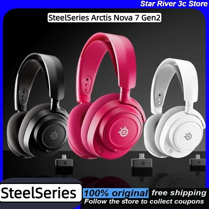 Беспроводные Bluetooth-наушники SteelSeries Arctis Nova 7 Gen2, 325 г, легкие игровые наушники Hi-Fi для FPS ПК/Steam/Switch2/PS
Беспроводные Bluetooth-наушники SteelSeries Arctis Nova 7 Gen2, 325 г, легкие игровые наушники Hi-Fi для FPS ПК/Steam/Switch2/PS