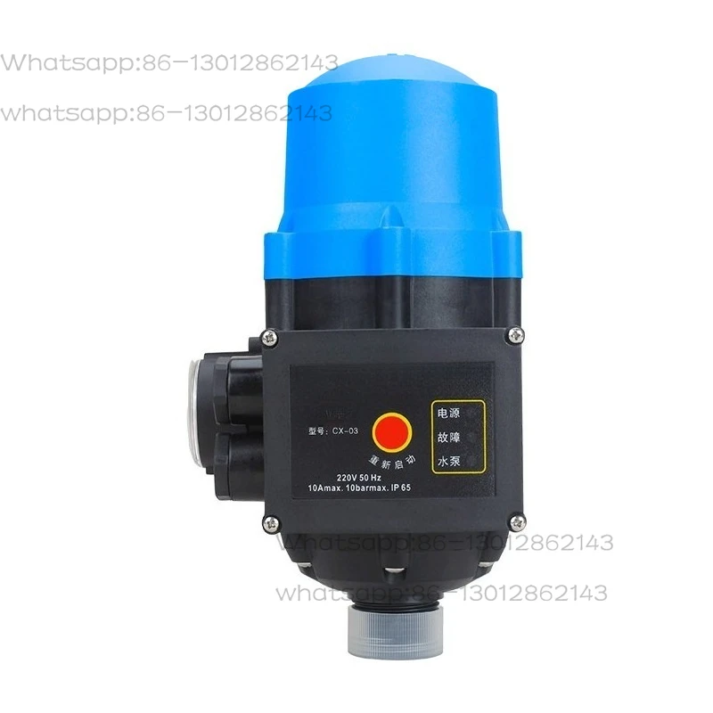 Automatic pump intelligent controller Household adjustable water flow induction water pressure control switch
Automatic pump intelligent controller Household adjustable water flow induction water pressure control switch
