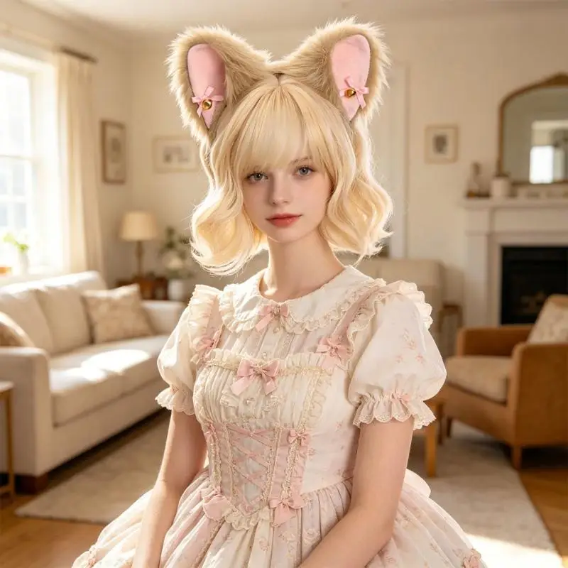A52E Elegant Sweet Plush Animal Ear Headband Stylish Hair Decors Soft Cosplay Headwear For Parties And Event Daily
A52E Elegant Sweet Plush Animal Ear Headband Stylish Hair Decors Soft Cosplay Headwear For Parties And Event Daily