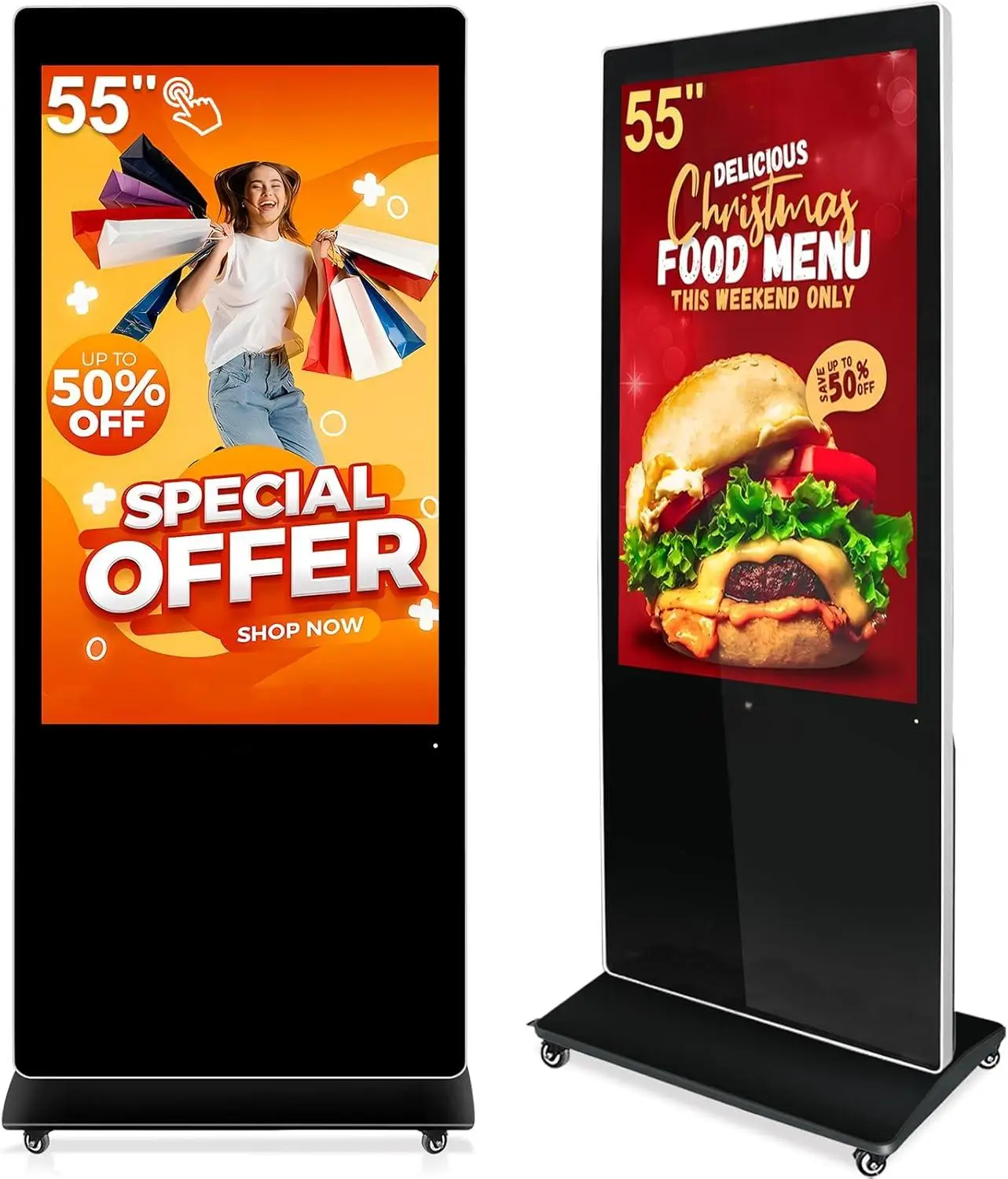 55-дюймовый цифровой дисплей Signage, сенсорный киоск, внутренний рекламный экран, ЖК-дисплей M onitor с портом HDMI-IN/USB, Android 11, 2 + 32G
55-дюймовый цифровой дисплей Signage, сенсорный киоск, внутренний рекламный экран, ЖК-дисплей M onitor с портом HDMI-IN/USB, Android 11, 2 + 32G