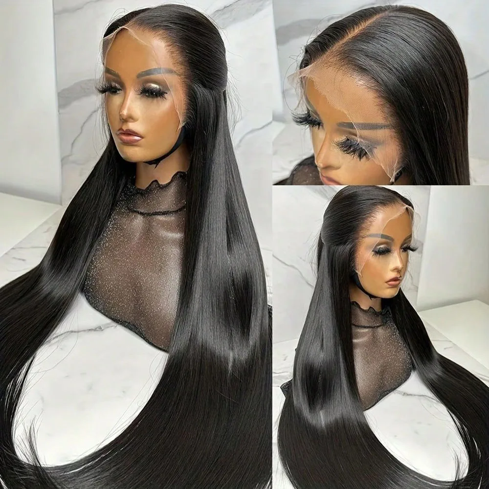 26 Inch Straight Human Hair Wigs 13x4 13X6 HD Lace Frontal Wig 250% Density Human Hair Remy Invisible Swiss Lace Wigs Pre Plucked 5x5 HD Lace Closure Wigs Human Hair Straight Lace Front Wigs Human Hair For Women
26 Inch Straight Human Hair Wigs 13x4 13X6 HD Lace Frontal Wig 250% Density Human Hair Remy Invisible Swiss Lace Wigs Pre Plucked 5x5 HD Lace Closure Wigs Human Hair Straight Lace Front Wigs Human Hair For Women