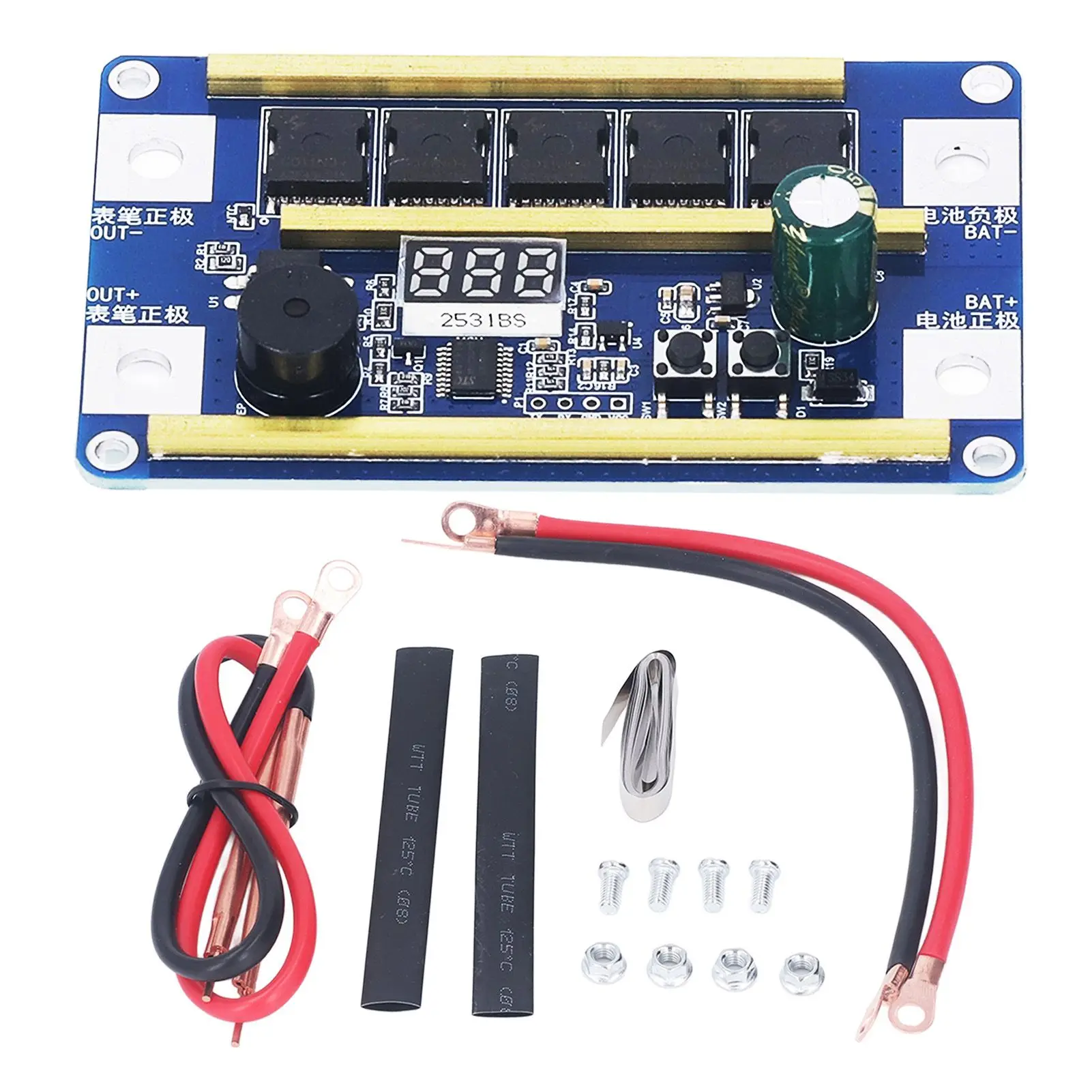 Z99 Spot Welder Circuit Board 3 Digit Digital Display Mini DIY Spot Welder Battery Storage Spot Welder Set 12V DC
Z99 Spot Welder Circuit Board 3 Digit Digital Display Mini DIY Spot Welder Battery Storage Spot Welder Set 12V DC