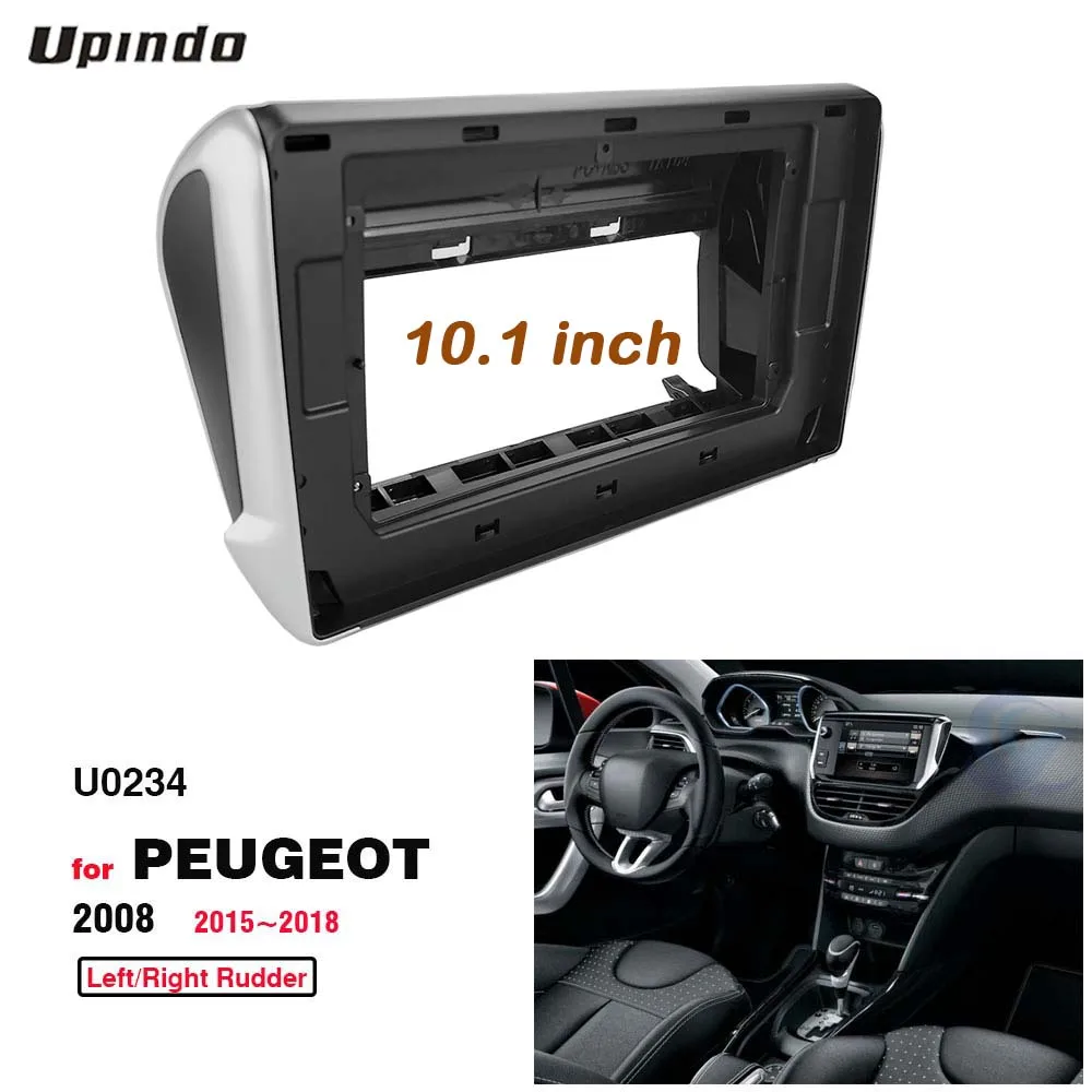 2 Din 10.1 Inch Car Radio Installation DVD GPS Mp5 Plastic Fascia Panel Frame for Peugeot 2008 2015~2018 Dash Mount Kit
2 Din 10.1 Inch Car Radio Installation DVD GPS Mp5 Plastic Fascia Panel Frame for Peugeot 2008 2015~2018 Dash Mount Kit