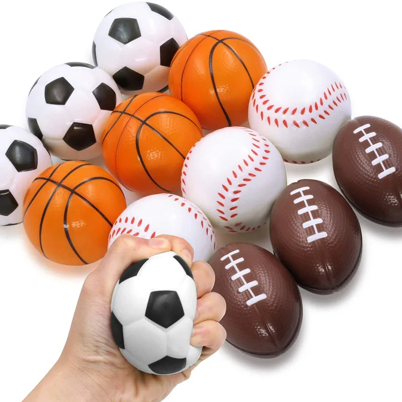 5 PCS Elastic PU Sponge Ball Basketball Football Baseball Tennis Rugby Footdall Mini Decompression Ball Release Pressure Toy
5 PCS Elastic PU Sponge Ball Basketball Football Baseball Tennis Rugby Footdall Mini Decompression Ball Release Pressure Toy