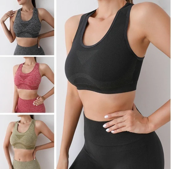Женский спортивный бюстгальтер для йоги, впитывающий влагу, быстросохнущий, с мягкой подкладкой, ударопрочная поддержка, беспроводной топ для тренировок с открытой спиной
Женский спортивный бюстгальтер для йоги, впитывающий влагу, быстросохнущий, с мягкой подкладкой, ударопрочная поддержка, беспроводной топ для тренировок с открытой спиной