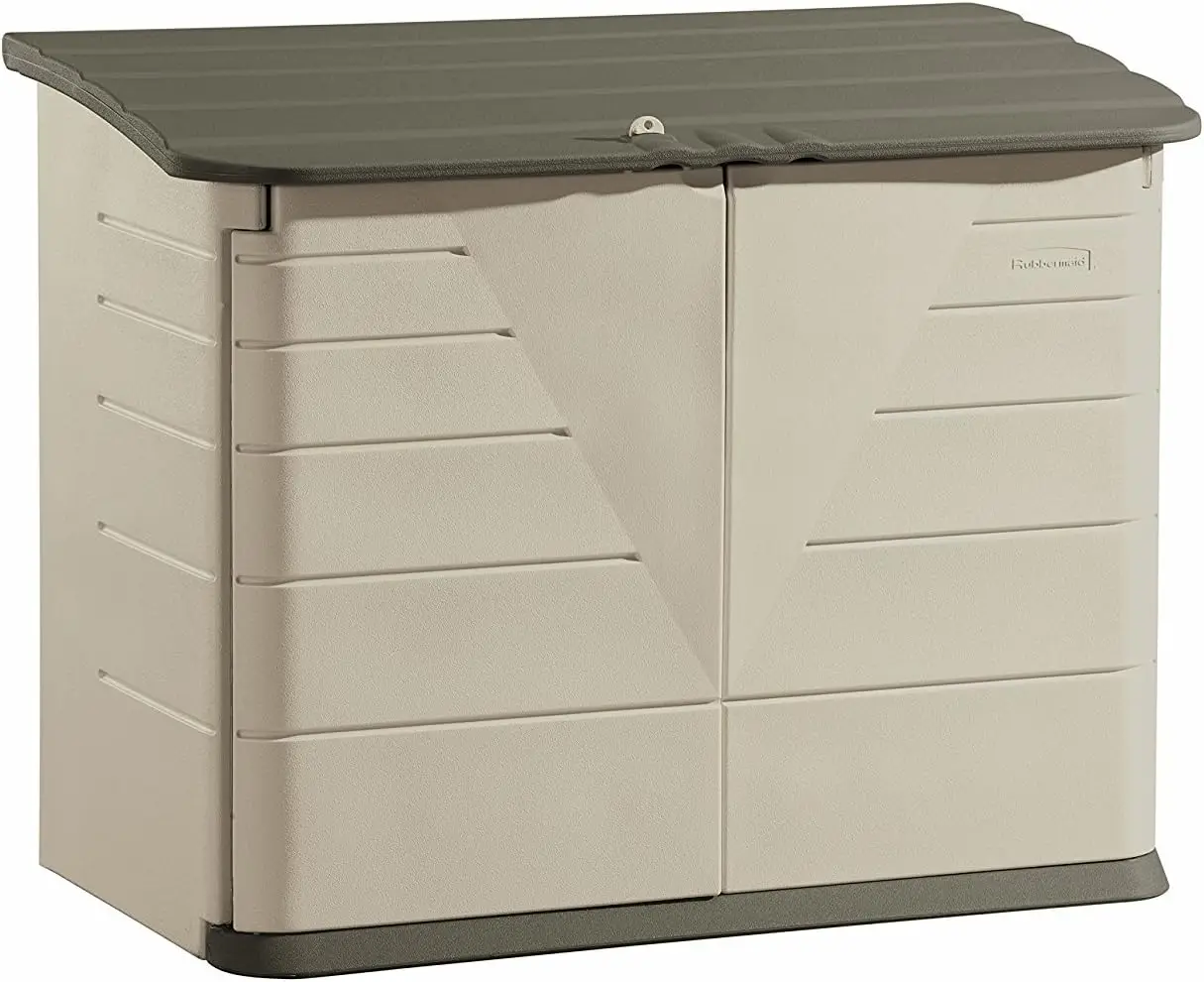 Large Horizontal Resin Outdoor Storage Shed With Floor (5 x 4 Ft) Weather Resistant, Beige/Brown
Large Horizontal Resin Outdoor Storage Shed With Floor (5 x 4 Ft) Weather Resistant, Beige/Brown