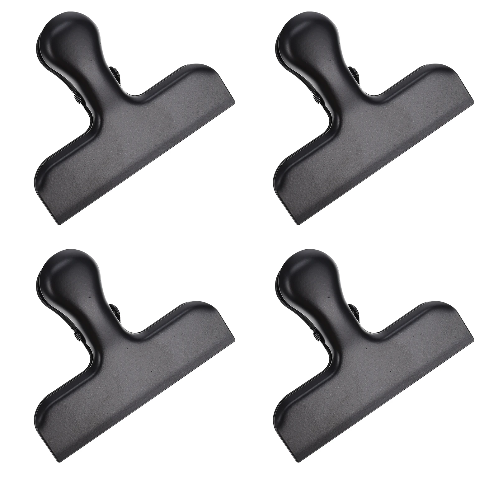 4pcs Sealing Home Storage Bag Sealer Clips Stainless Steel Food Bag Clips Storage Sealers Black Practical Freshness
4pcs Sealing Home Storage Bag Sealer Clips Stainless Steel Food Bag Clips Storage Sealers Black Practical Freshness