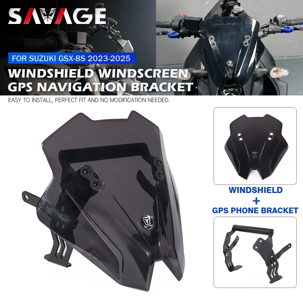 Windscreen Windshield GPS Phone Support For SUZUKI GSX-8S GSX8S 2023-2025 Wind Screen Deflector Extension Bar Sat Nav Bracket
Windscreen Windshield GPS Phone Support For SUZUKI GSX-8S GSX8S 2023-2025 Wind Screen Deflector Extension Bar Sat Nav Bracket
