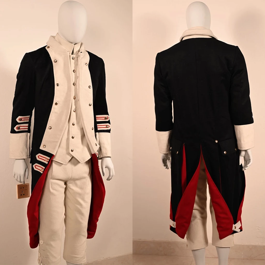 Men's Napoleonic War Hussar Officer Uniform Costume Napoleon Historical Military Hussar Jacket Vest Pants Set Costumes
Men's Napoleonic War Hussar Officer Uniform Costume Napoleon Historical Military Hussar Jacket Vest Pants Set Costumes