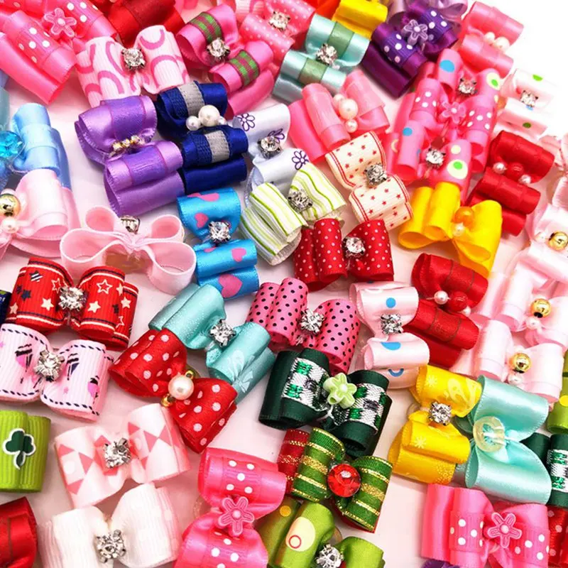 10pcs Dog Hair Bows Rubber Band Mixed Colors Cat Grooming Hand-Made For Pet Puppy Cat Bowknot Mini Accessories
10pcs Dog Hair Bows Rubber Band Mixed Colors Cat Grooming Hand-Made For Pet Puppy Cat Bowknot Mini Accessories