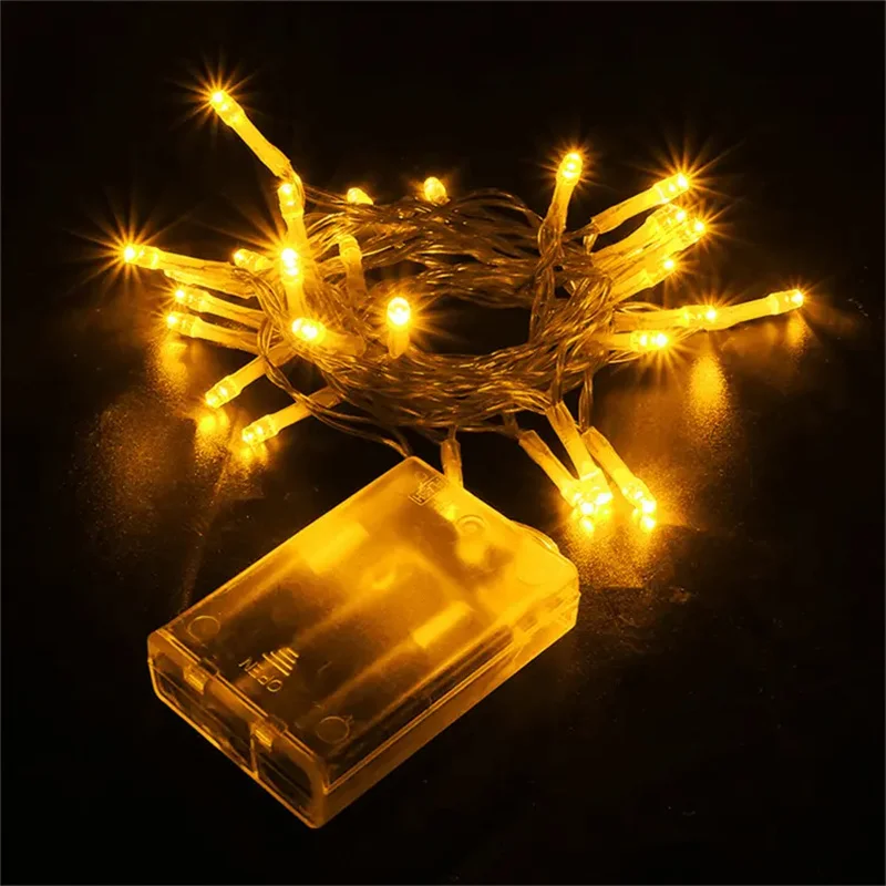 NEW 20/40/80 AA Battery Operated LED String Lights for Garland Party Wedding Birthday Festival Party Decoration Fairy LED Lights
NEW 20/40/80 AA Battery Operated LED String Lights for Garland Party Wedding Birthday Festival Party Decoration Fairy LED Lights