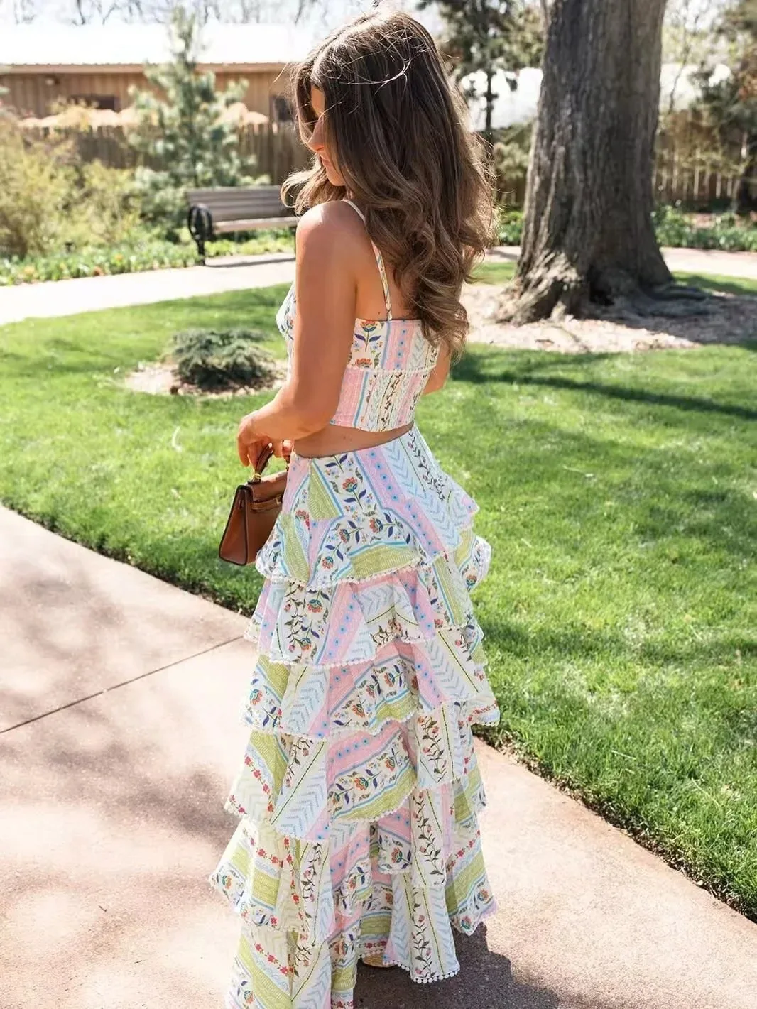 THRUM French Sweet Vacation Two Piece Matching Skirt Set Elegant Flowy Resort Outfit Daily Beach Dating Ladies Suit
THRUM French Sweet Vacation Two Piece Matching Skirt Set Elegant Flowy Resort Outfit Daily Beach Dating Ladies Suit