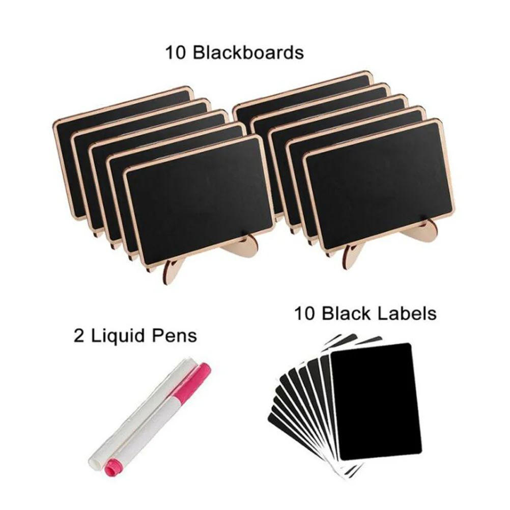 10Pcs Mini Chalkboards Blackboard Signs Wood Erasable Reusable Table Decoration Wedding Food Label Message Board
10Pcs Mini Chalkboards Blackboard Signs Wood Erasable Reusable Table Decoration Wedding Food Label Message Board