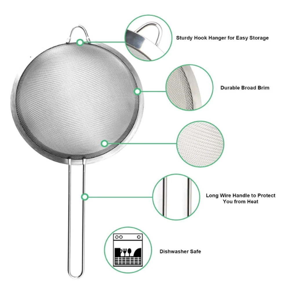 Kitchen Filter Scoop Superfine Stainless Steel Oil Spill Spoon Filter Small Colander To Oil Across The Mesh Sieve Oil Scoop
Kitchen Filter Scoop Superfine Stainless Steel Oil Spill Spoon Filter Small Colander To Oil Across The Mesh Sieve Oil Scoop