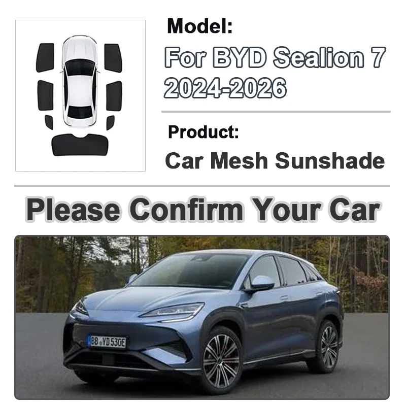 Car Mesh Sunshade For BYD Sealion 7 Accessories 2024 2025 2026 Magnetic Window Frame Curtain Net Anti-Mosquito Sun Visors Tools
Car Mesh Sunshade For BYD Sealion 7 Accessories 2024 2025 2026 Magnetic Window Frame Curtain Net Anti-Mosquito Sun Visors Tools