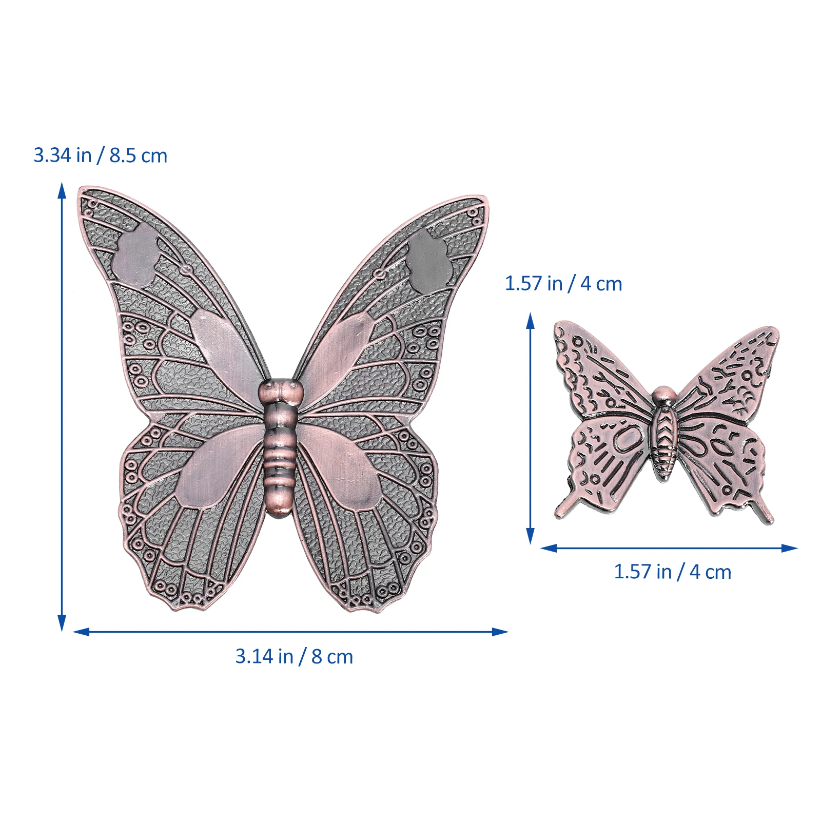 2pcs Red Bronze Cabinet Zinc Alloy Delicate Butterflies Design Door Knobs For Drawer Wardrobe Furniture False Butterflies
2pcs Red Bronze Cabinet Zinc Alloy Delicate Butterflies Design Door Knobs For Drawer Wardrobe Furniture False Butterflies