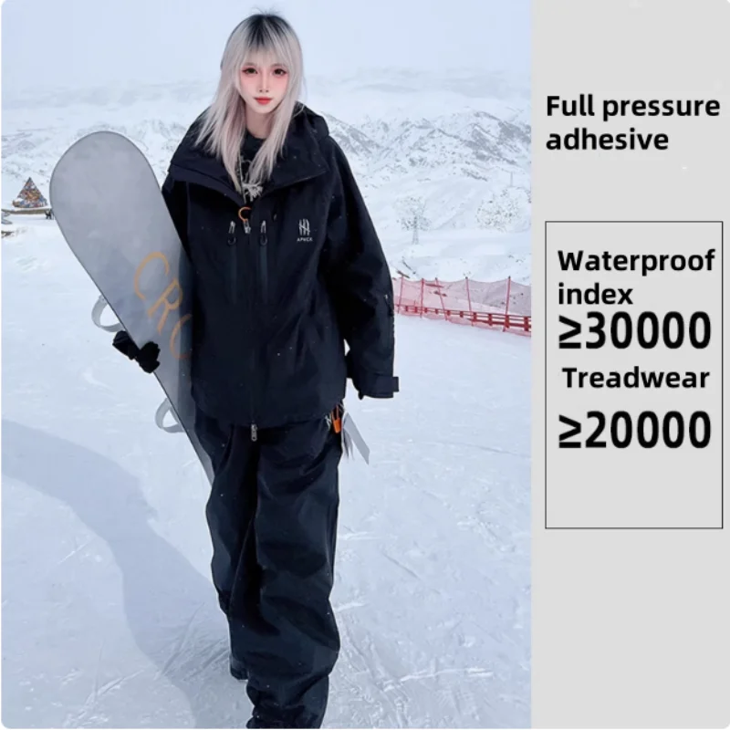 APVCX Winter Men And Women's Warm Ski Suit Set Waterproof Breathable Snow Jacket And Pants Outdoor Sports Thicked Clothing
APVCX Winter Men And Women's Warm Ski Suit Set Waterproof Breathable Snow Jacket And Pants Outdoor Sports Thicked Clothing