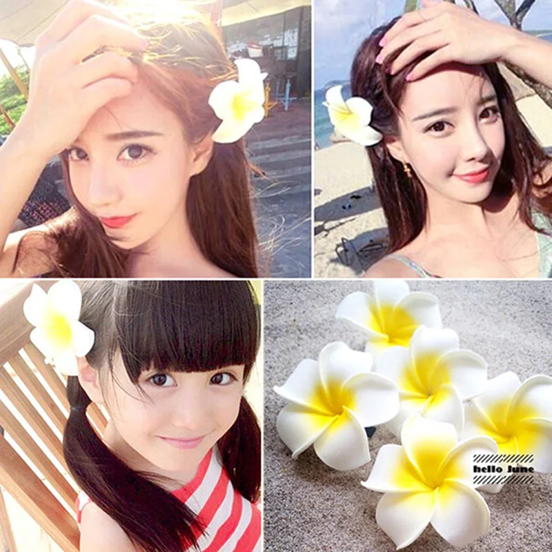 10pcs Hawaiian Frangipani Hair Clips Premium Material Comfortable Texture Suitable Any Season Accessories Women Girls
10pcs Hawaiian Frangipani Hair Clips Premium Material Comfortable Texture Suitable Any Season Accessories Women Girls